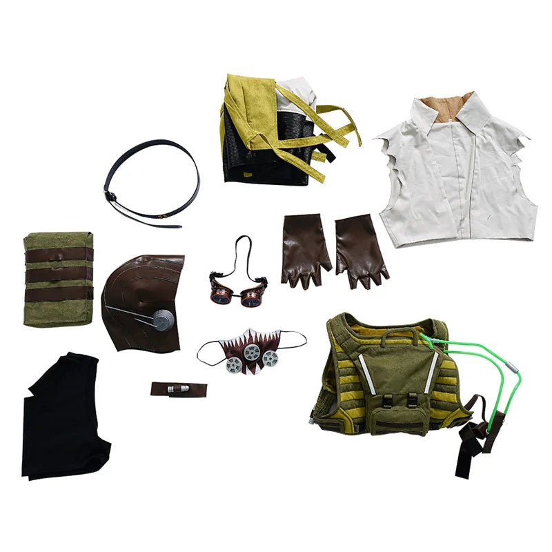 Costume Cosplay Octane d'Apex Legends - Tenue Octavio Silva avec Accessoires pour Halloween et Carnaval