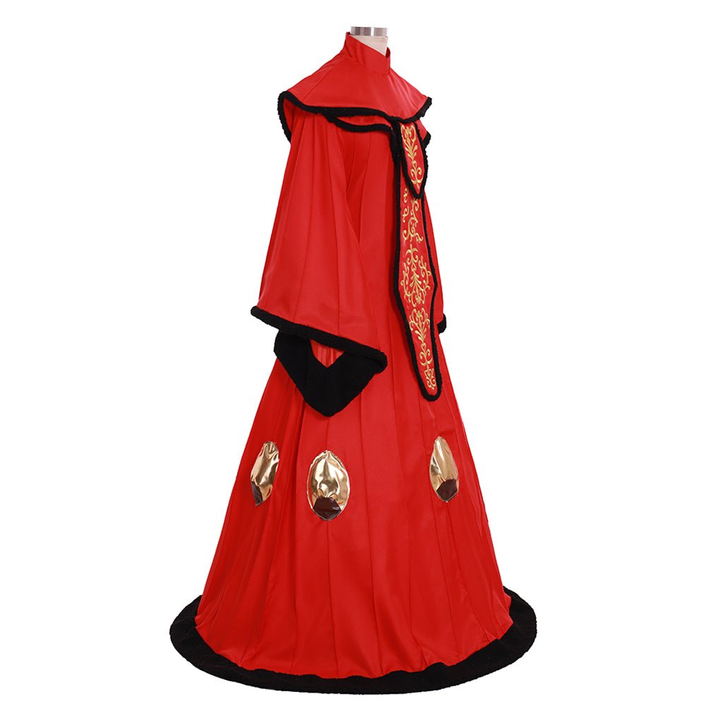 Costume Cosplay Reine Padme Amidala | Robe Rouge Sur Mesure pour Événements