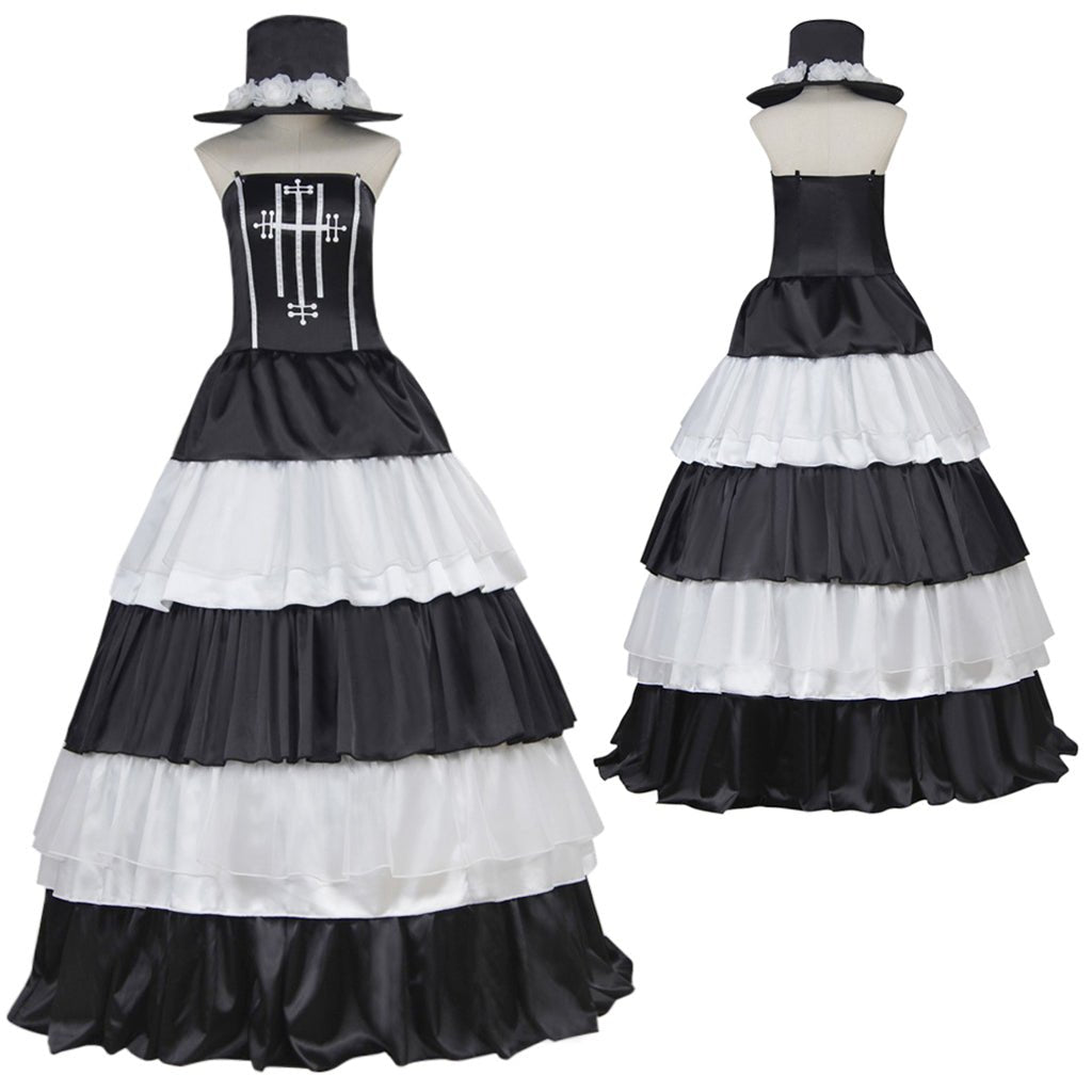 Costume Cosplay One Piece Perona Princesse Fantôme - Style Gothic Lolita