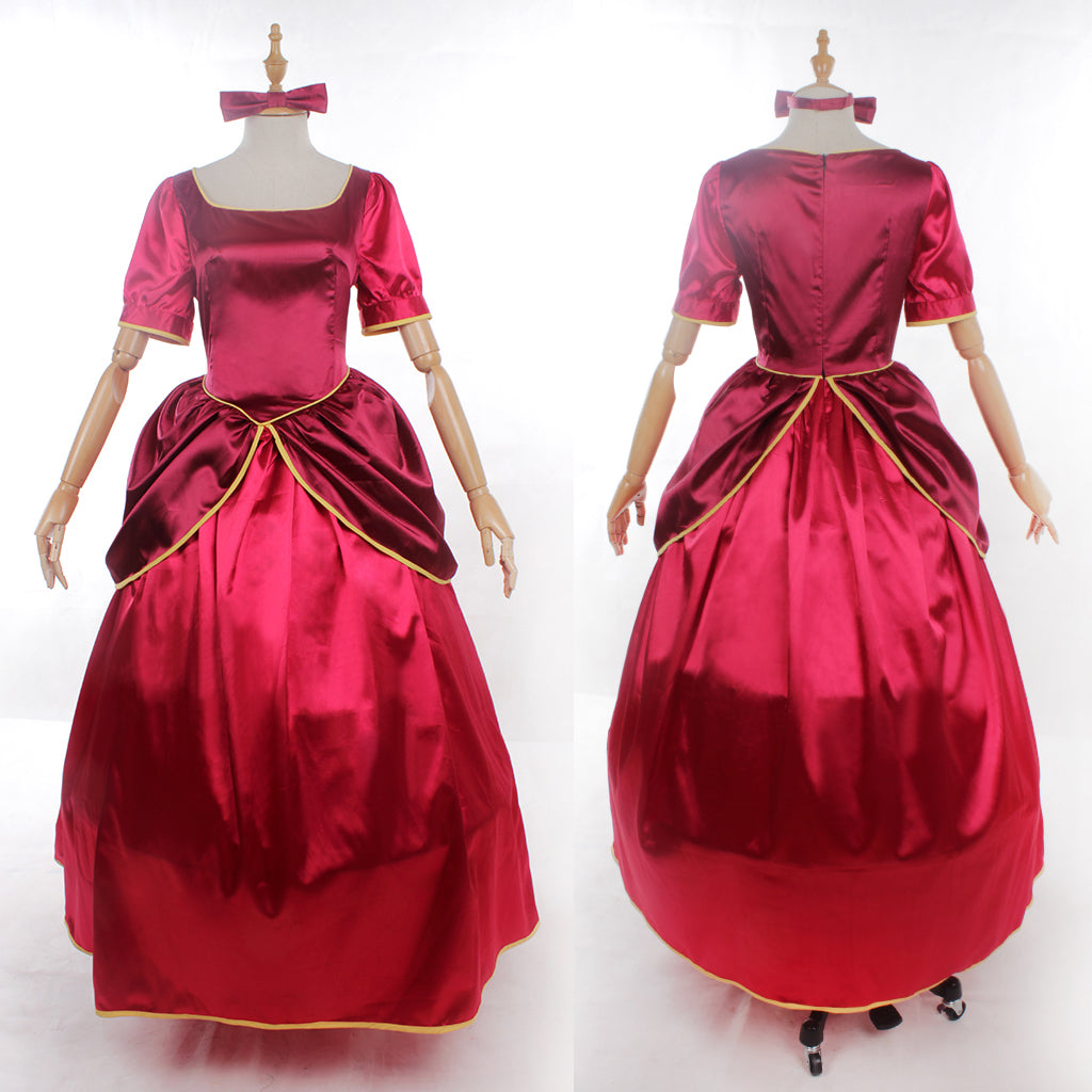 Série de Costumes Cosplay Disney Cinderella: Princesse, Prince, Belle-mère et Domestique