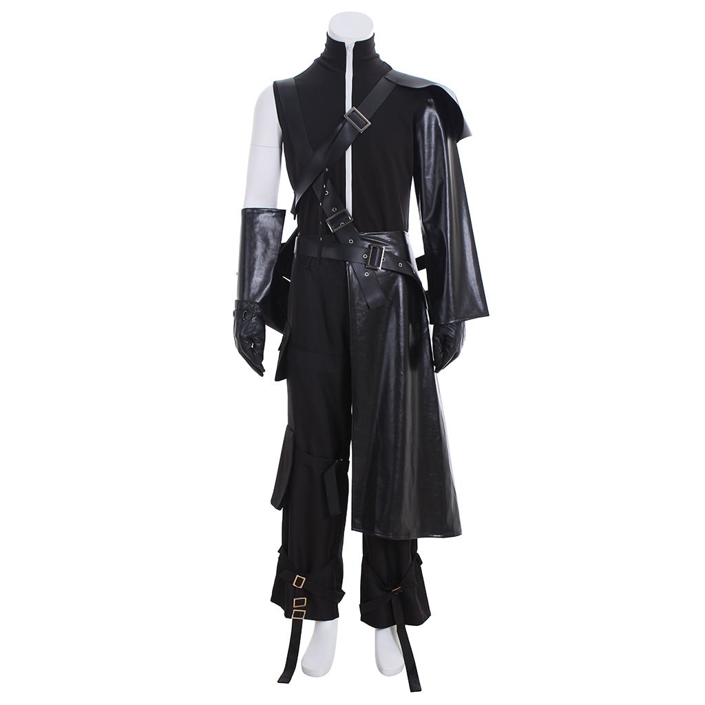 Costume Cosplay Final Fantasy VII Cloud Strife Complet avec Gants, Cape et Ceinture