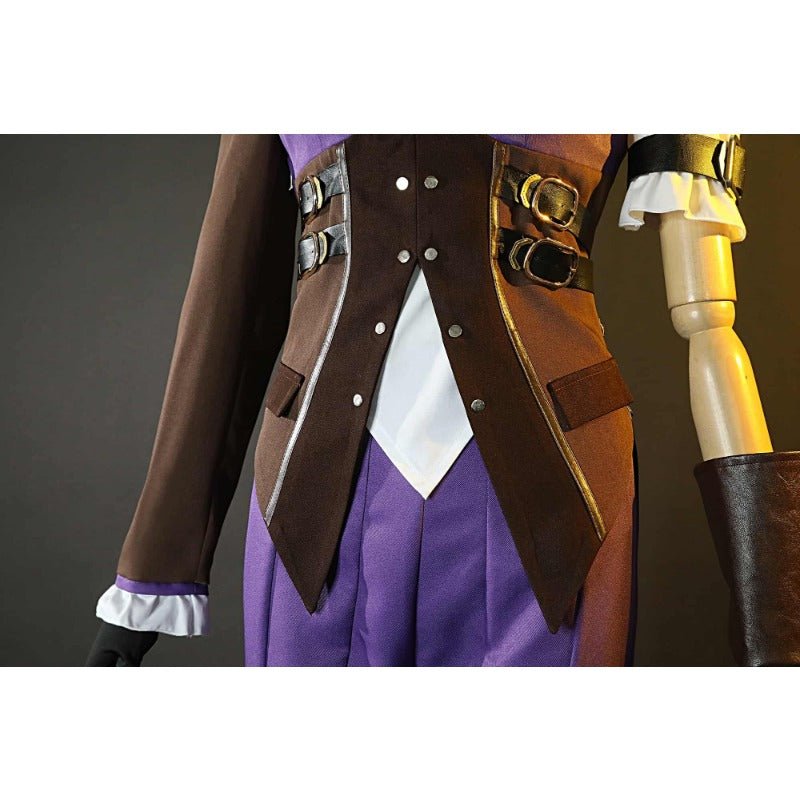 Costume Cosplay Complet de Caitlyn d'Arcane LOL pour Halloween et Événements