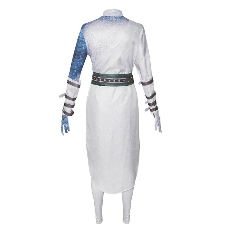 Costume Cosplay Noble Blanc Black Myth Wukong | Robe Blanche Halloween pour Homme | Design Élégant pour Fans