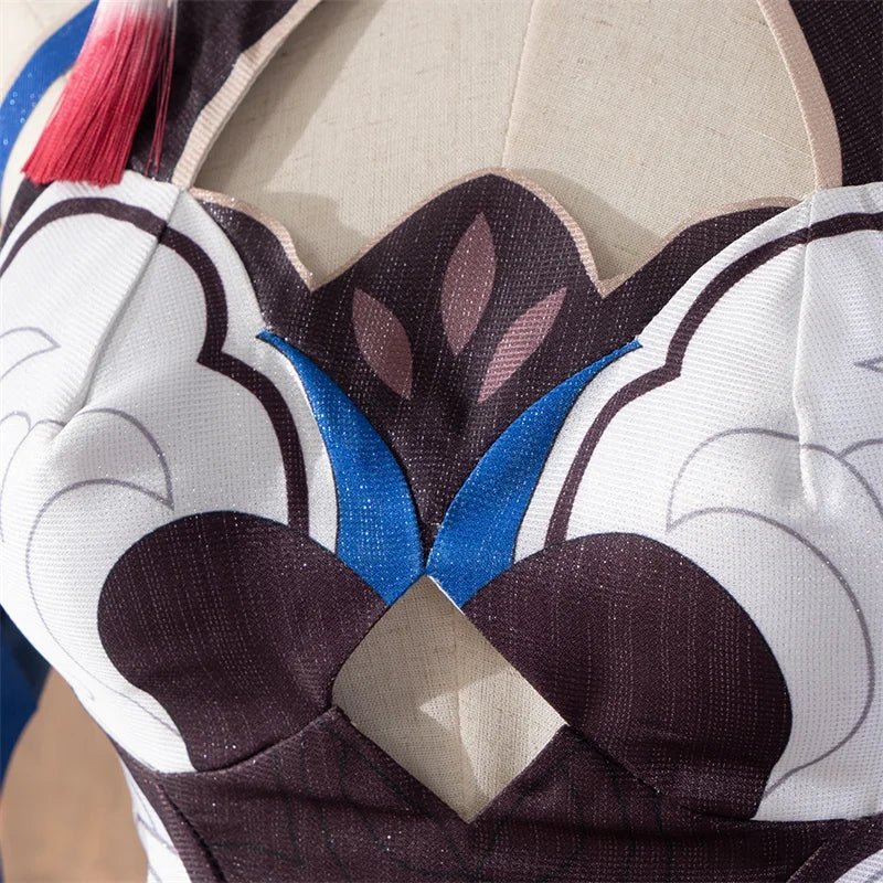 Costume Cosplay Yukong Honkai Star Rail Style Renard Robe Femme pour Halloween Carnaval Fête