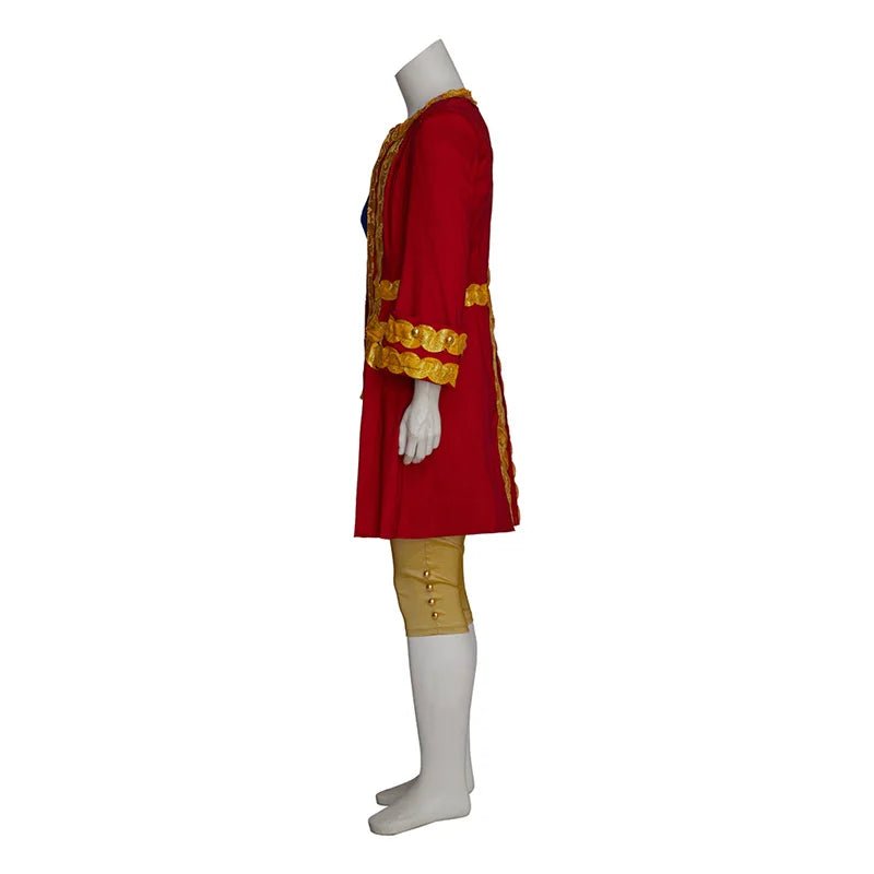 Costume Cosplay Prince Edward Médiéval - Costume Noble Baroque Rouge pour Hommes | L'AniMirage