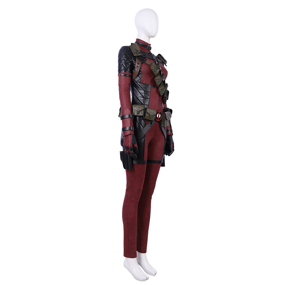 Costume Cosplay Femme Deadpool - Tenue Anime Deadpool de Haute Qualité pour Femmes