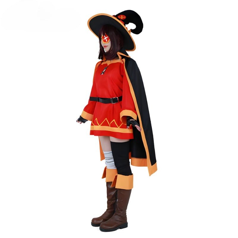 Costume Cosplay Megumin de KonoSuba: La Bénédiction de Dieu sur ce Monde Merveilleux!