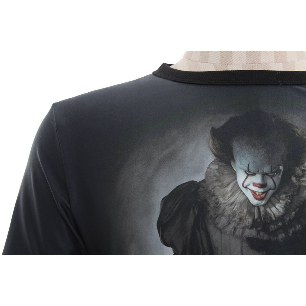 T-shirt à manches courtes Pennywise - It: Chapitre Un - Costume Cosplay