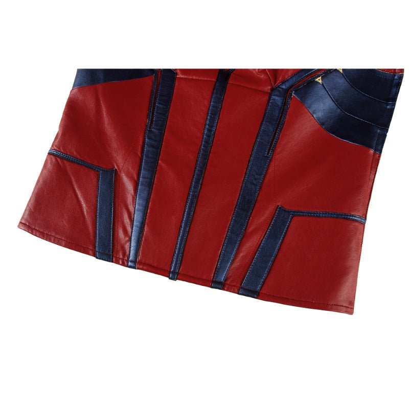 Costume Cosplay Captain Marvel Endgame - Combinaison avec Chaussures - Tenue Héros Avengers 4