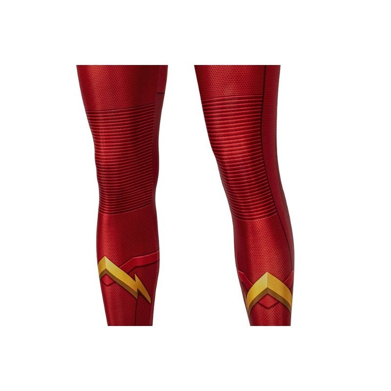 Costume Cosplay Barry Allen Saison 5 The Flash Combinaison Masque Ensemble Complet Impression 3D