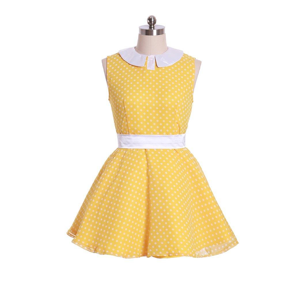 Costume Gabby Gabby pour Filles | Robe à Pois Années 1950 | Tenue pour Halloween & Fête d'Anniversaire