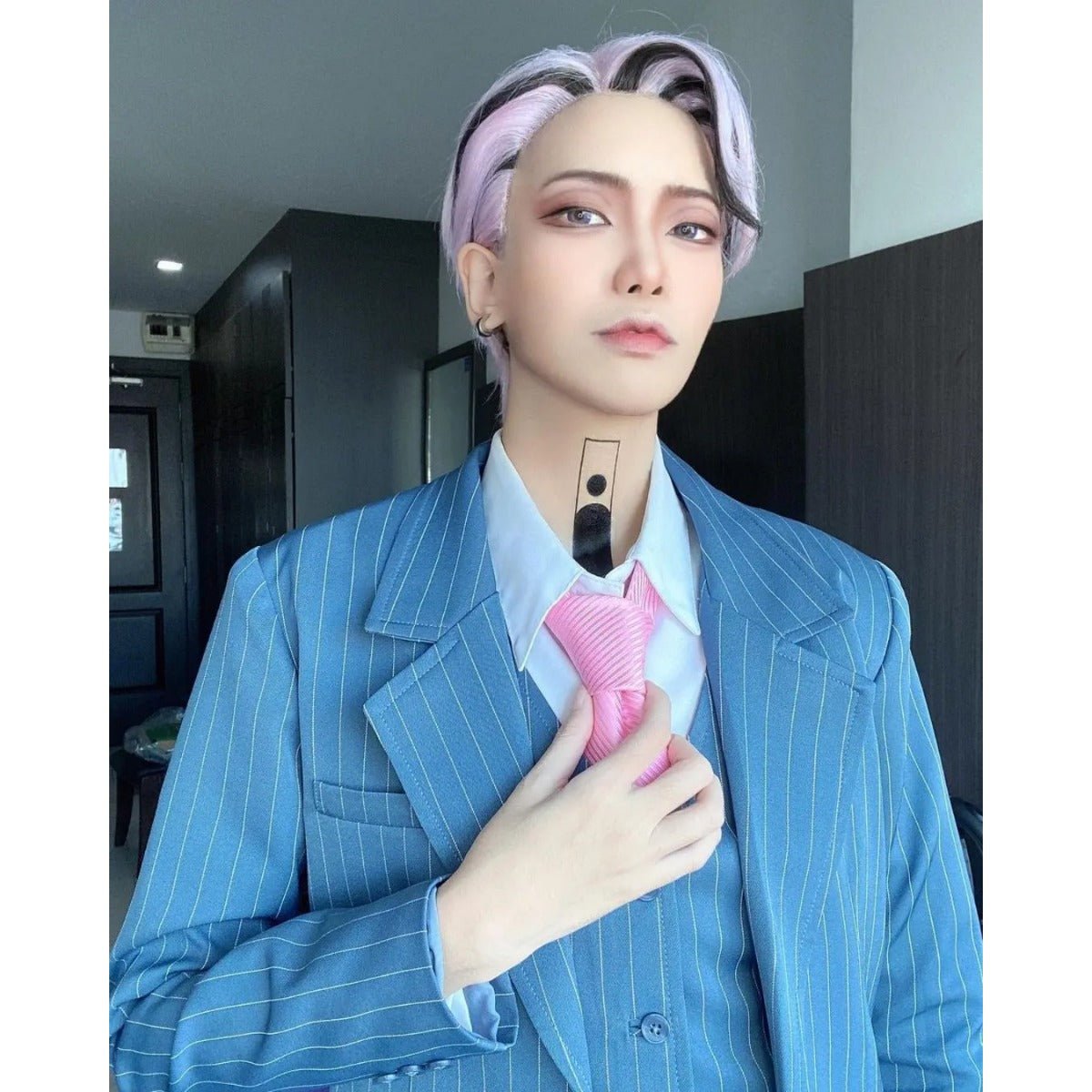 Costume Cosplay Tokyo Anime Bonten Rindo Haitani Ran Haitani Bleu Vert - Idéal pour Halloween et Noël