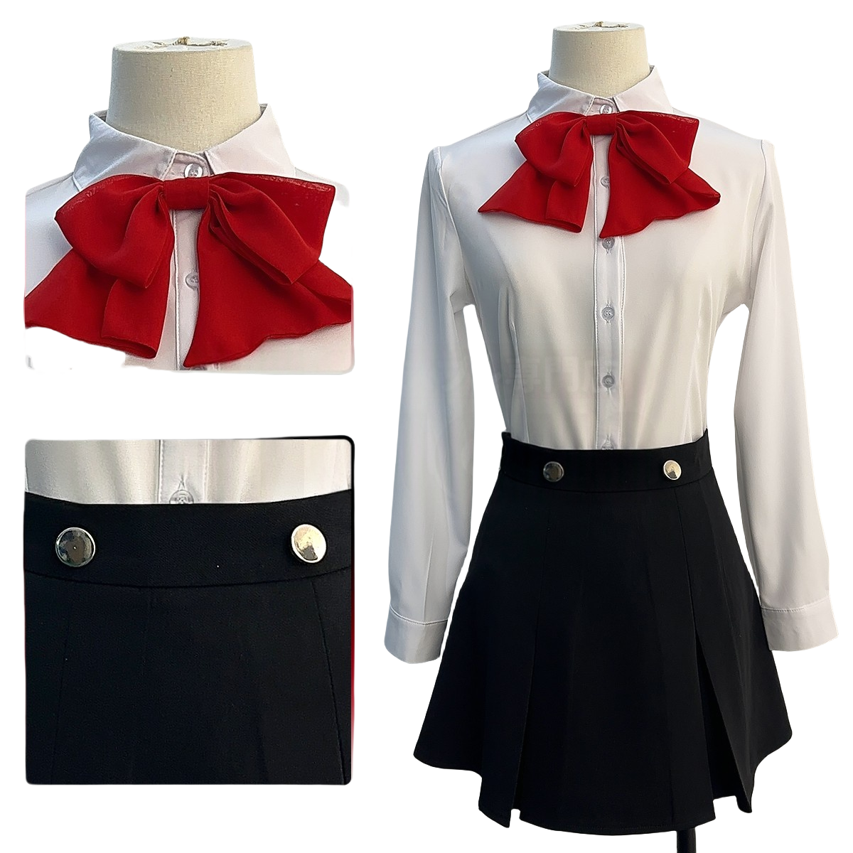 Costume Cosplay Persona - Aegis, Makoto Yuki, Lycée Gekkoukan