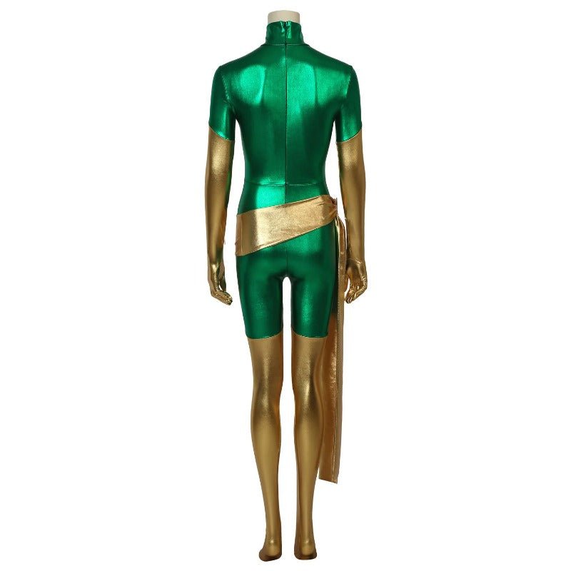 Costume Cosplay Jean Grey Dark Phoenix X-Men Vert pour Halloween