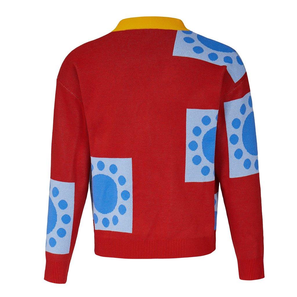 Pull Cosplay Luffy Pays de Wano | Cardigan Anime One Piece pour Adultes | Costume Halloween