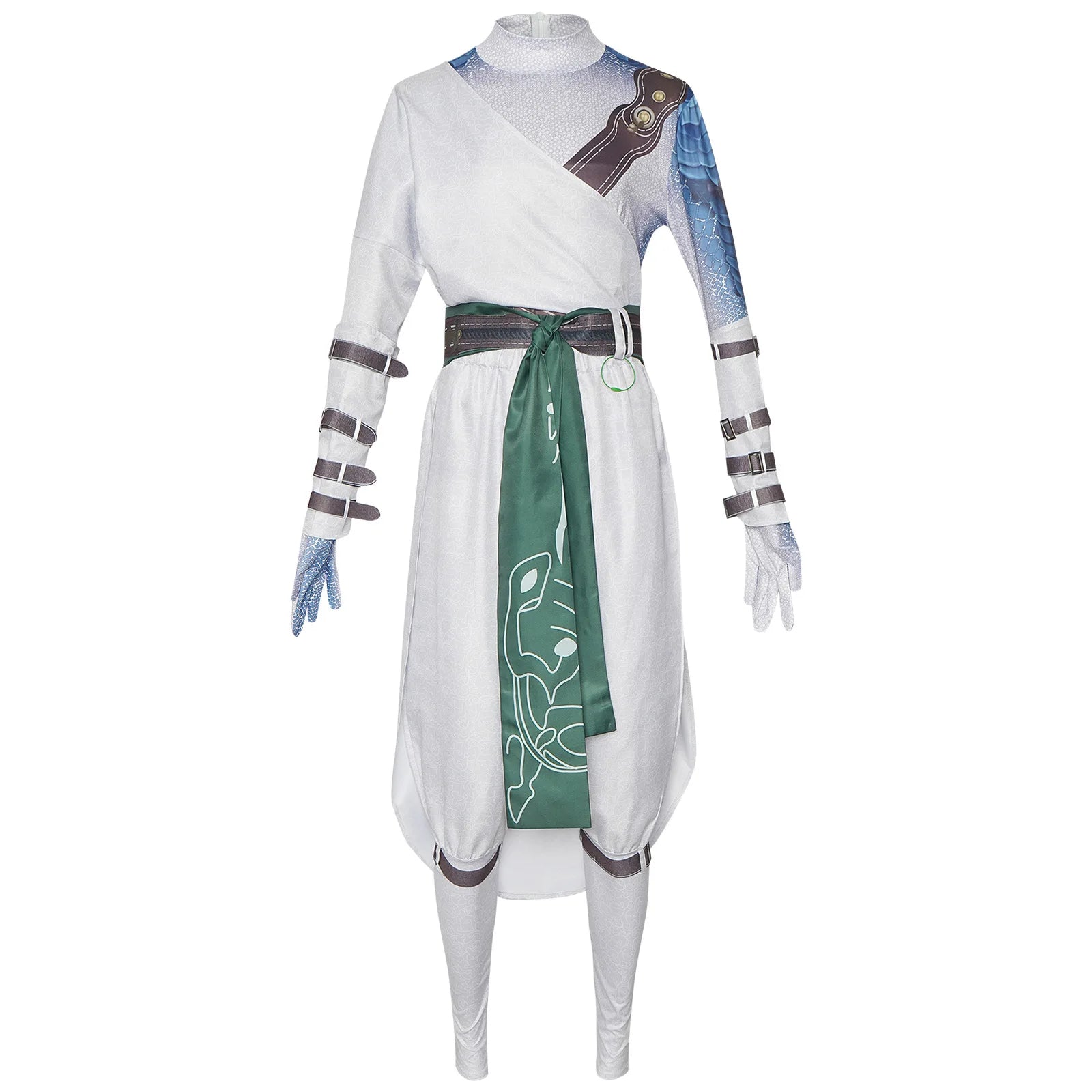 Costume Cosplay Noble Blanc Black Myth Wukong | Robe Blanche Halloween pour Homme | Design Élégant pour Fans
