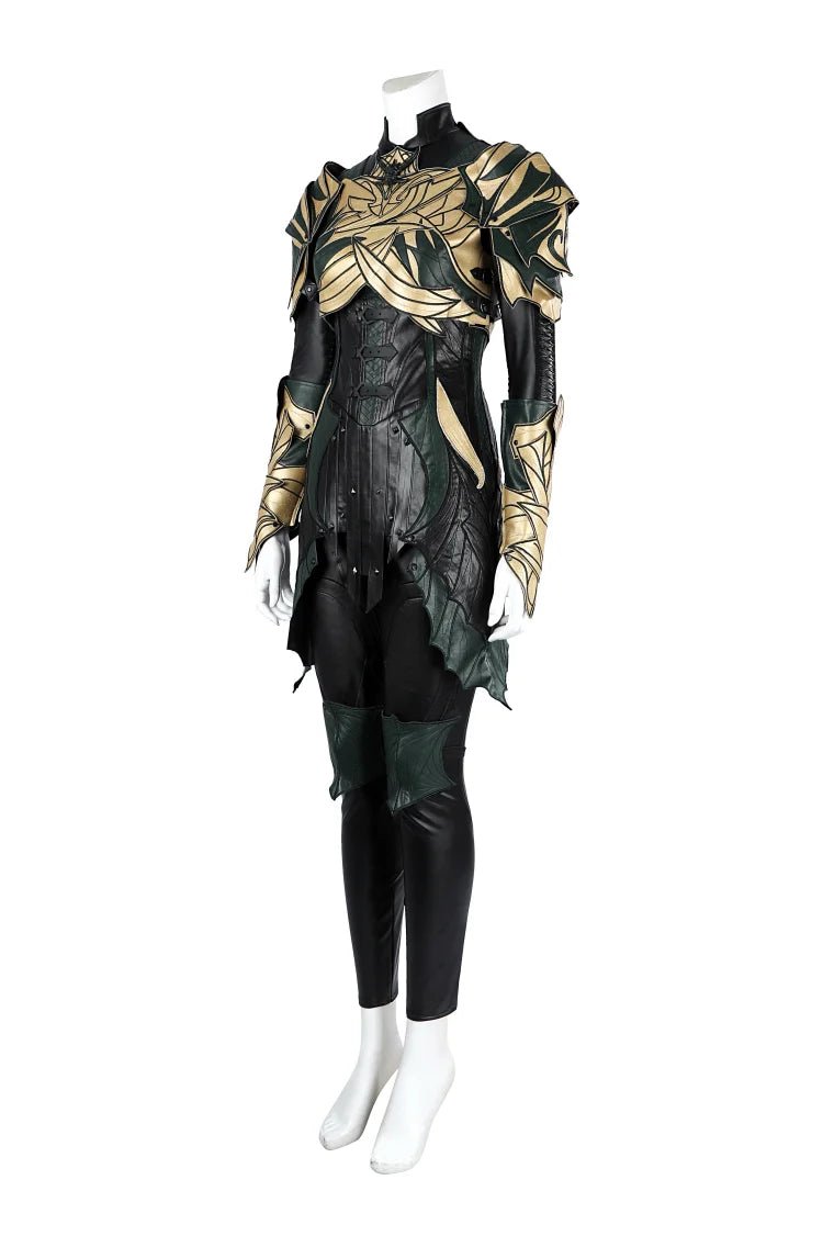 Costume Cosplay Minthara pour Femmes - Uniforme de Combat Rétro Punk - Fête Halloween Carnaval Déguisement Guerrier