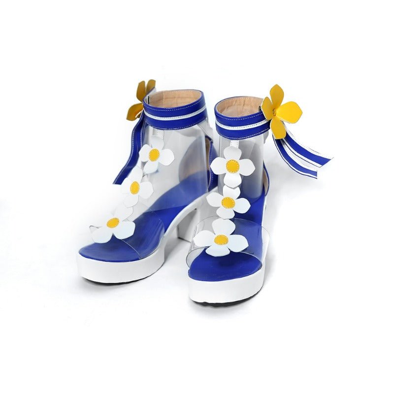 Costume Cosplay Barbara Maillot de Bain Genshin Impact avec Sac pour Été