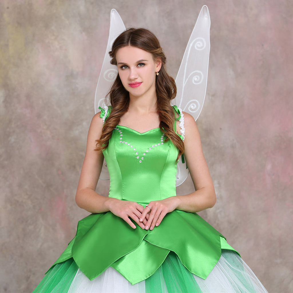 Costume de Cosplay Tinker Bell Série Disney | Tenue de Fée pour Halloween, Fêtes et Événements Cosplay