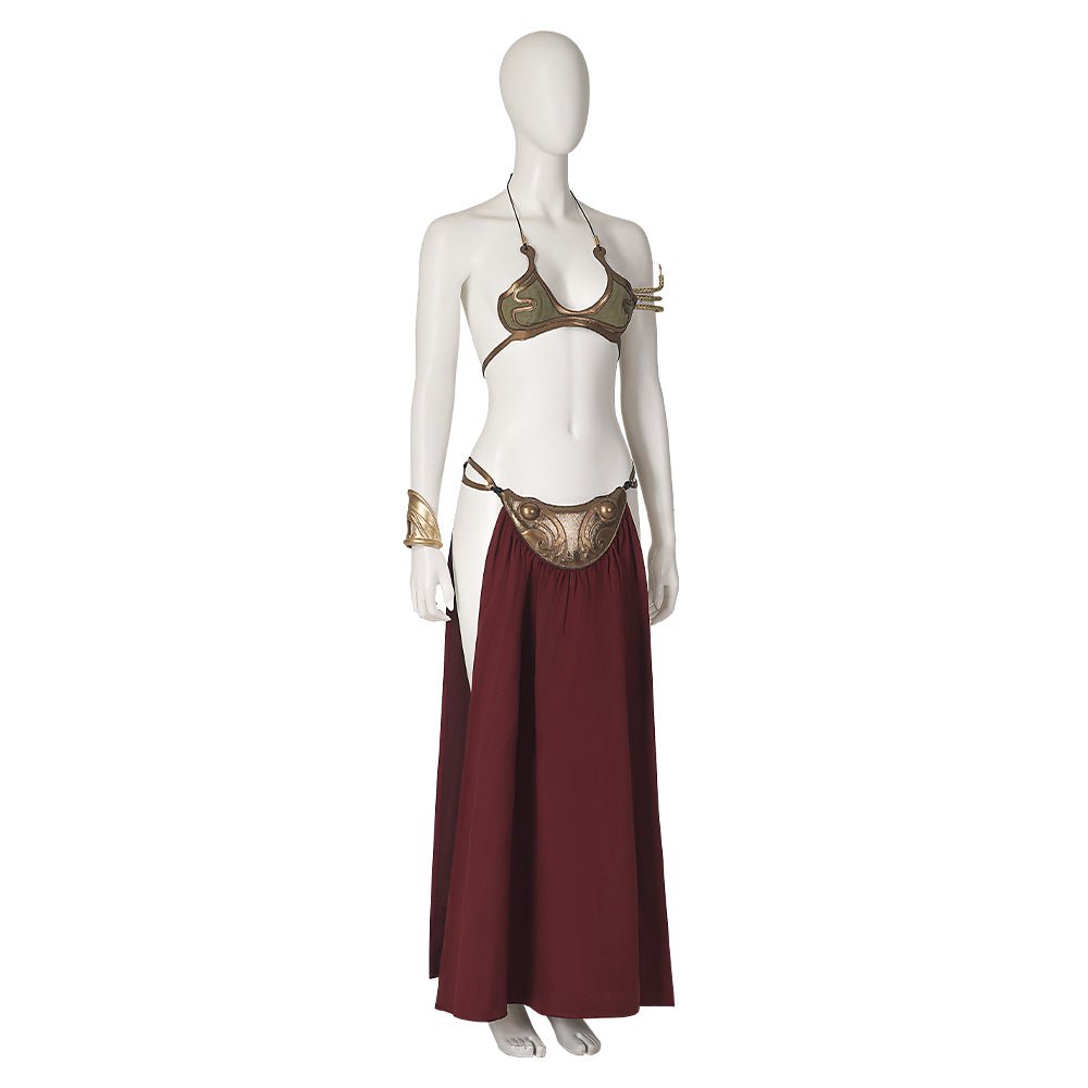 Costume Cosplay Princesse Leia Esclave Star Wars – Tenue Iconique pour Fans et Événements
