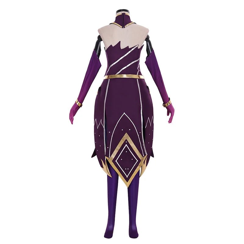 Costume Cosplay Luxanna Crownguard de League of Legends - Uniforme de Bataille de la Dame de la Lumière pour Femmes