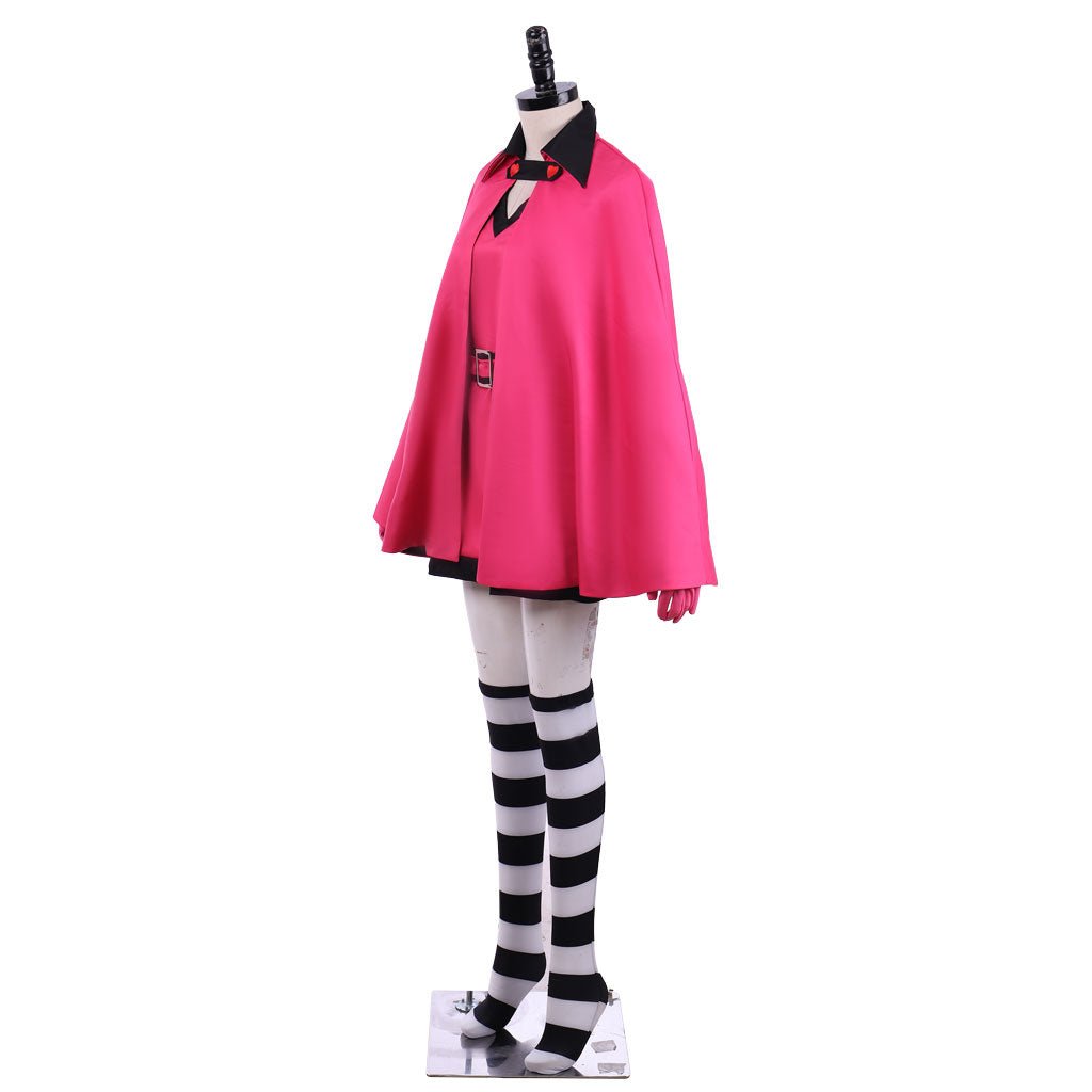 Costume Cosplay Robe Rose et Cape de Chocolat Meilleure de Sugar Sugar Rune avec Chapeau