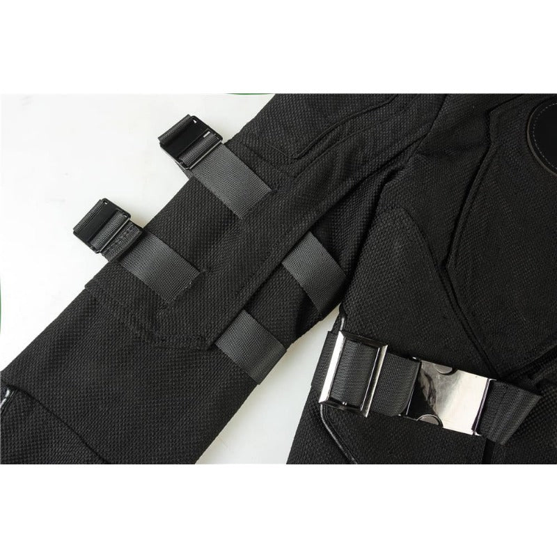 Costume Cosplay Spider-Man Far From Home - Combinaison Noire Version Peter Parker