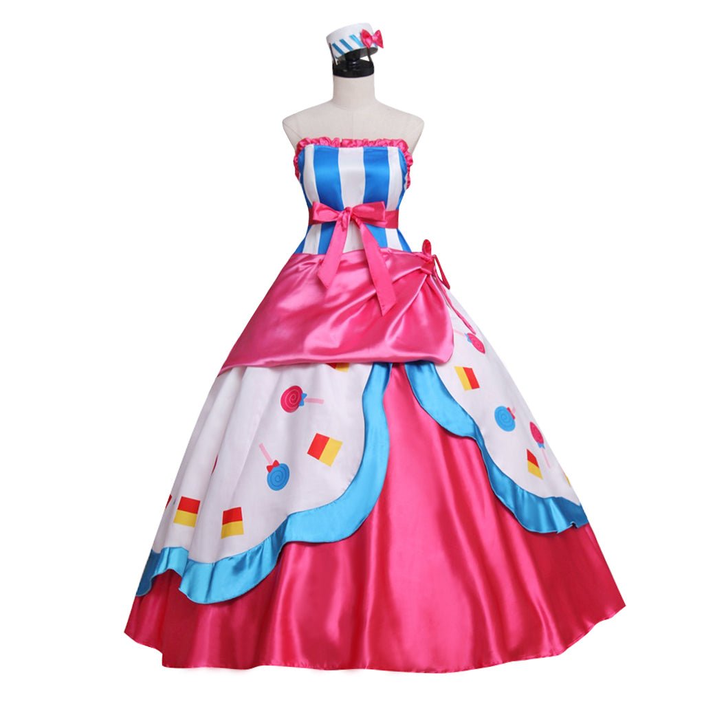 Robe Cosplay Rose My Little Pony | Costume Femme pour Halloween & Fêtes Disney