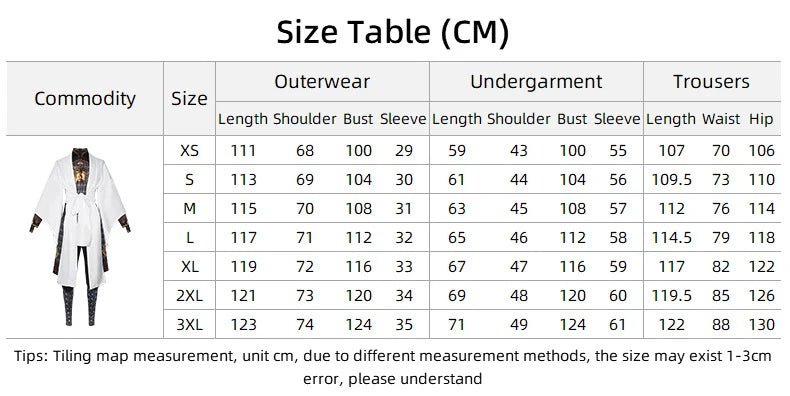 Costume Cosplay Erlang Shen – Combattant Yang Jian de Black Myth Wukong | Tenue de Jeu de Rôle pour Adulte