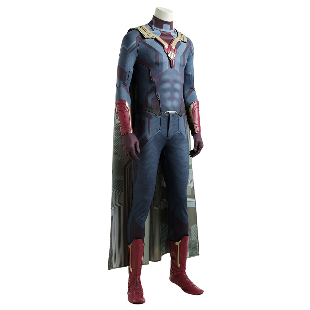 Costume Cosplay Vision Avengers Film - Réplique de Haute Qualité