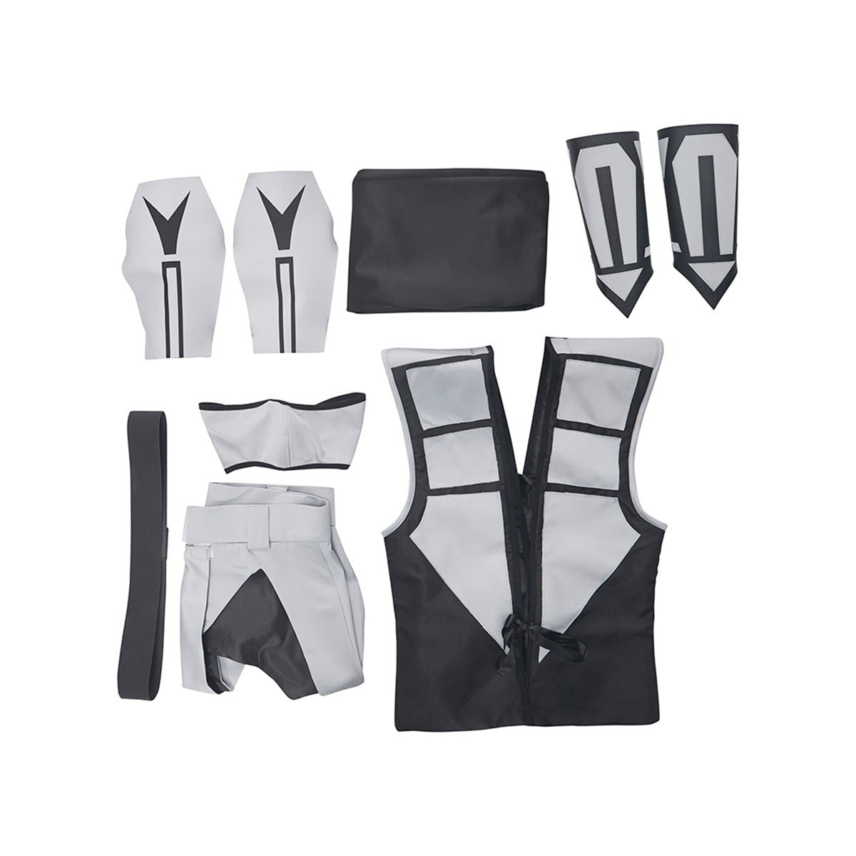 Costume Cosplay Mortal Kombat Smoke Gris - Tenue Ninja Premium