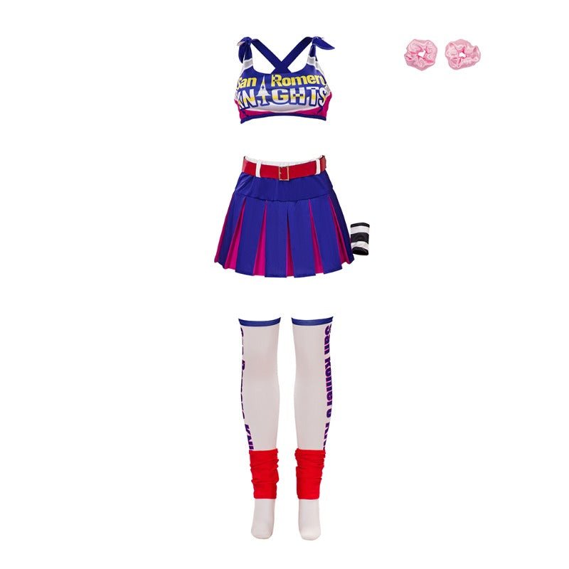 Costume Cosplay Juliet Starling - Ensemble Haut et Jupe Lollipop Chainsaw pour Femmes et Filles