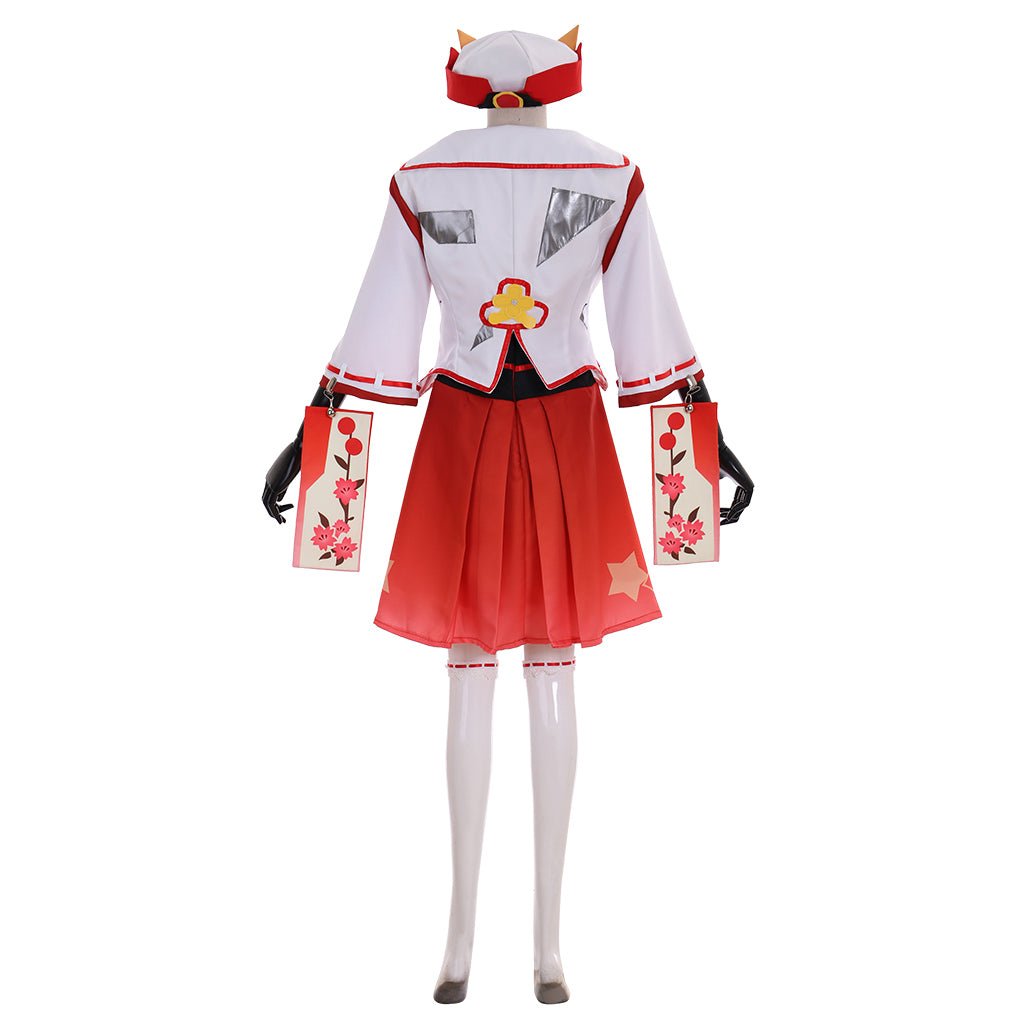 Costume Cosplay Hyperdimension Neptunia Blanc | Robe Manteau Costume pour Femmes et Filles
