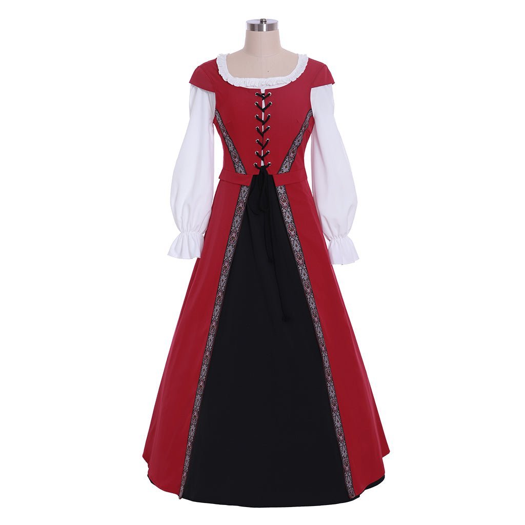 Robe Princesse Viking Médiévale Renaissance Femme Costume Gothique Rétro Victorien Guerre Civile pour Fêtes à Thème