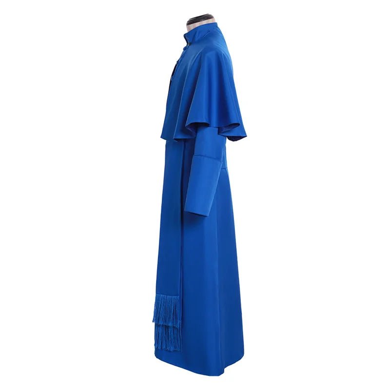 Costume de Prêtre Romain pour Hommes - Robe Religieuse Catholique avec Châle et Ceinture | Tenue de Cosplay Médiéval