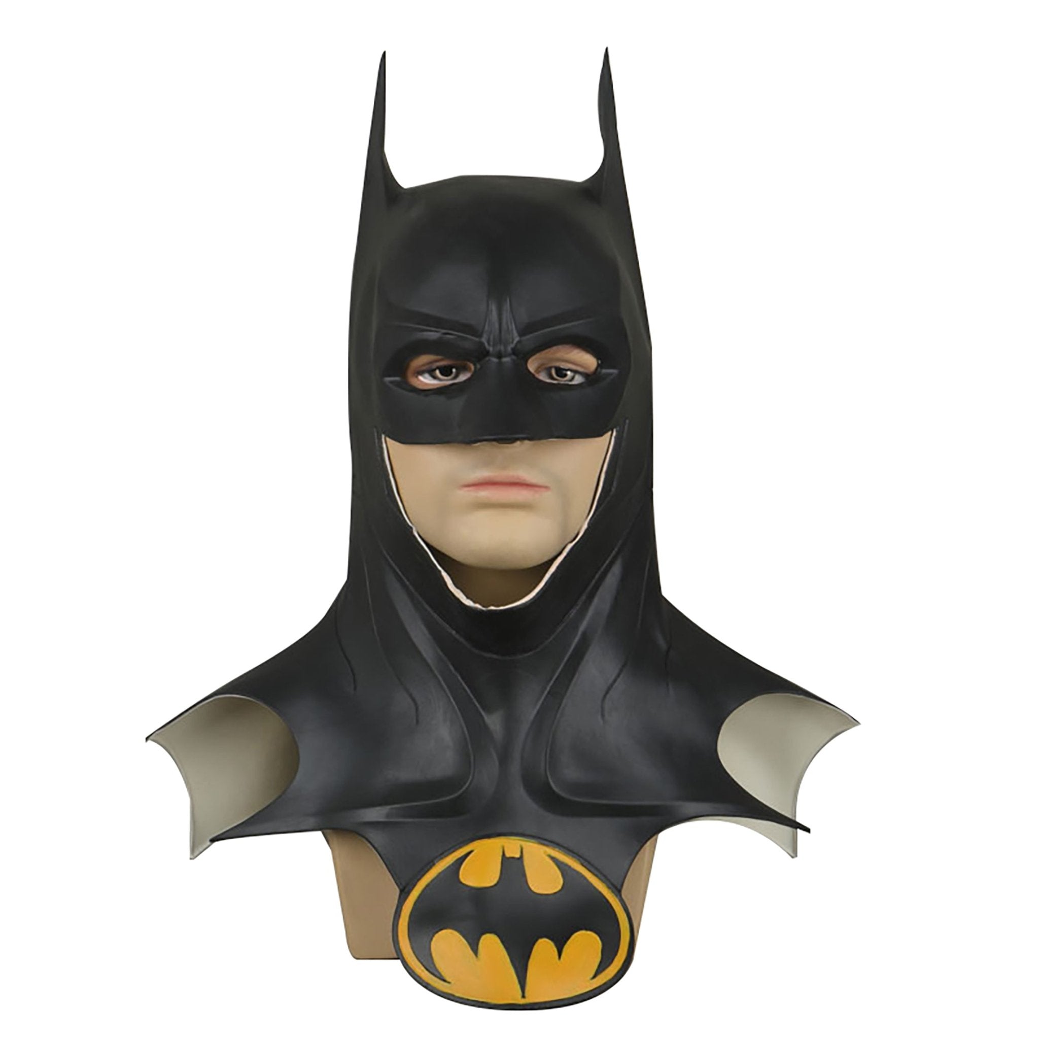 Costume Cosplay Batman Bruce Wayne Michael Keaton Combinaison Cape Masque