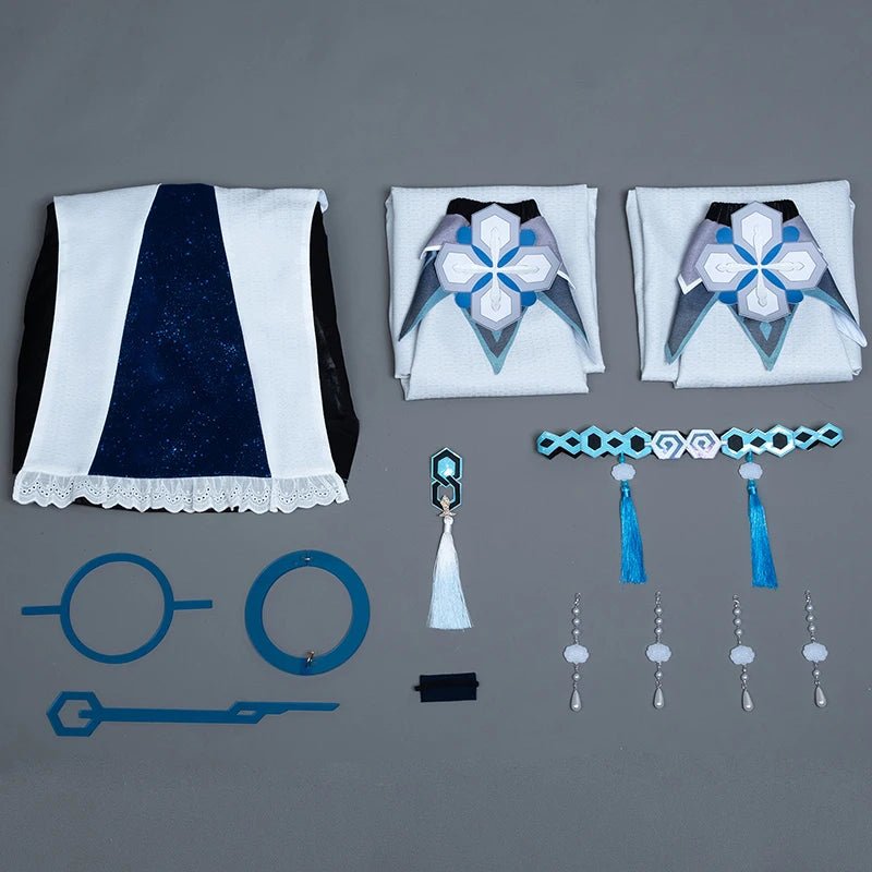 Costume Cosplay Guizhong de Genshin Impact - Robe Femme pour Rôle Play et Halloween