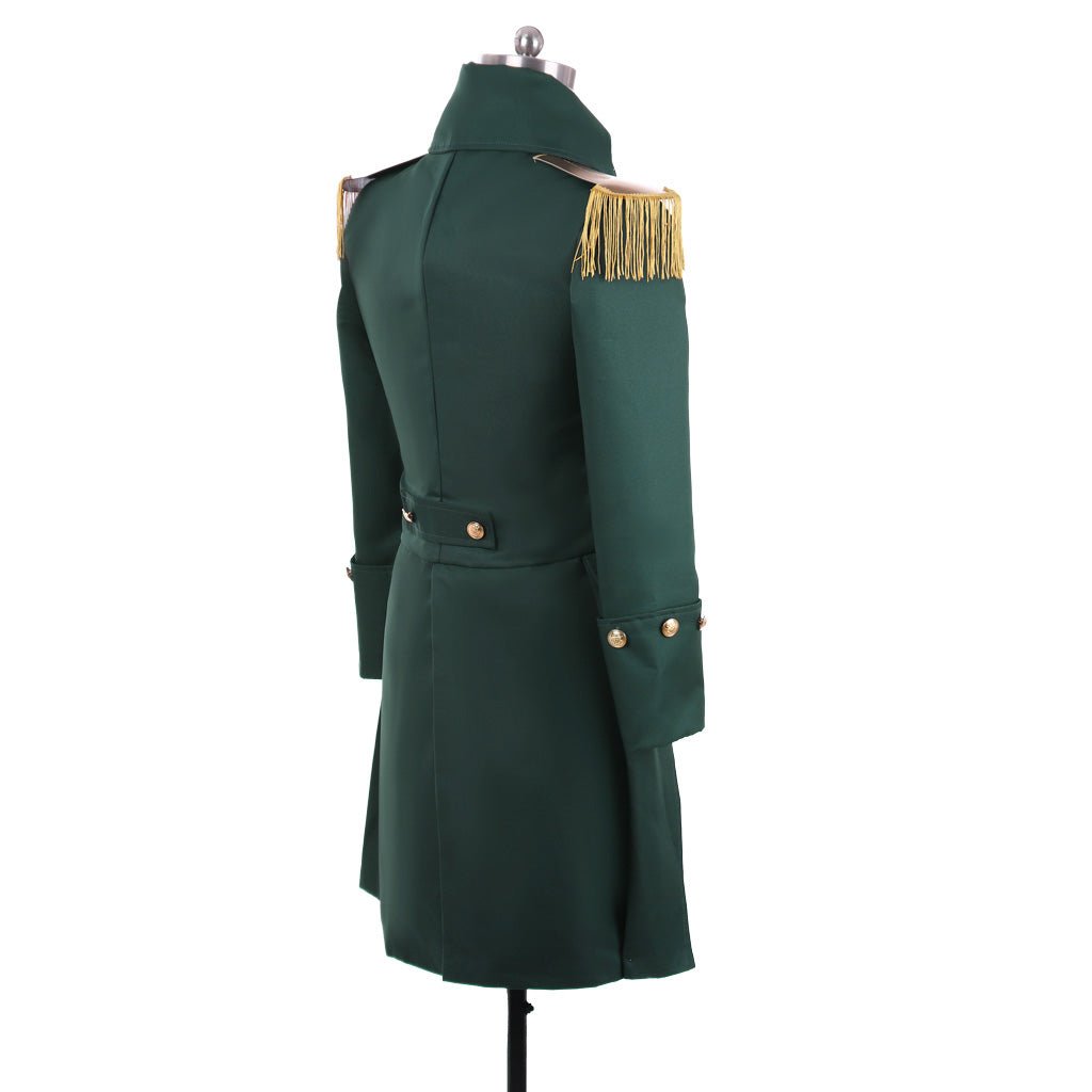 Manteau Militaire Colonial Homme - Veste Queue de Pie Régence | Costume Hamilton | L'AniMirage Série Médiévale