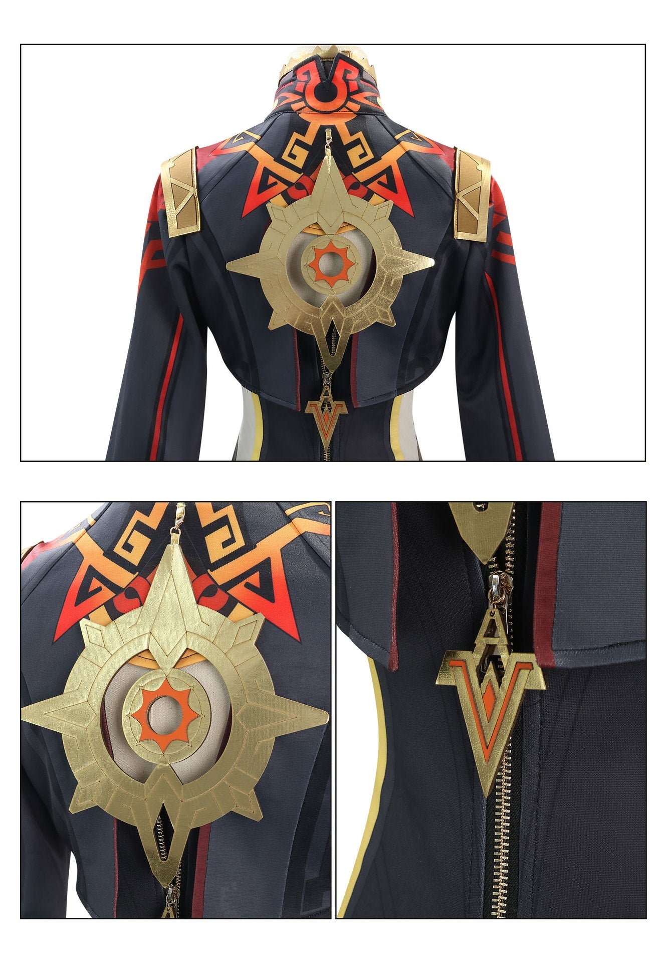 Costume Cosplay Genshin Impact Mavica – Style Officiel, Haut de Gamme