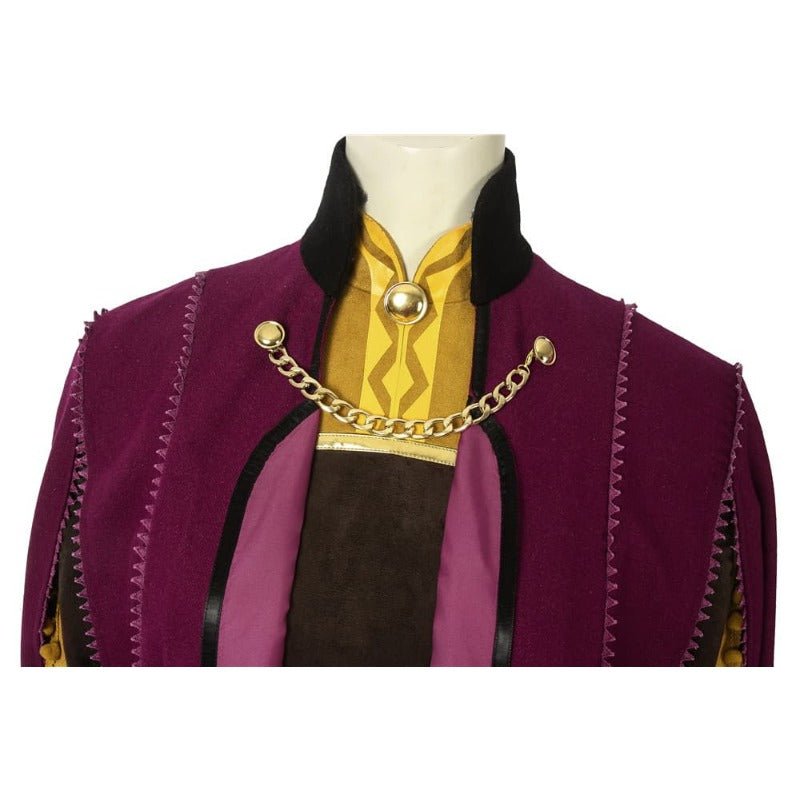 Costume Cosplay Reine des Neiges 2 Anna - Robe Princesse pour Adultes