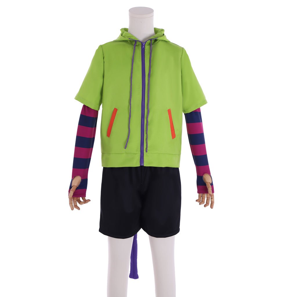Costume Cosplay SK8 the Infinity Miya Chinen avec Perruque et Veste à Zipper Capuche
