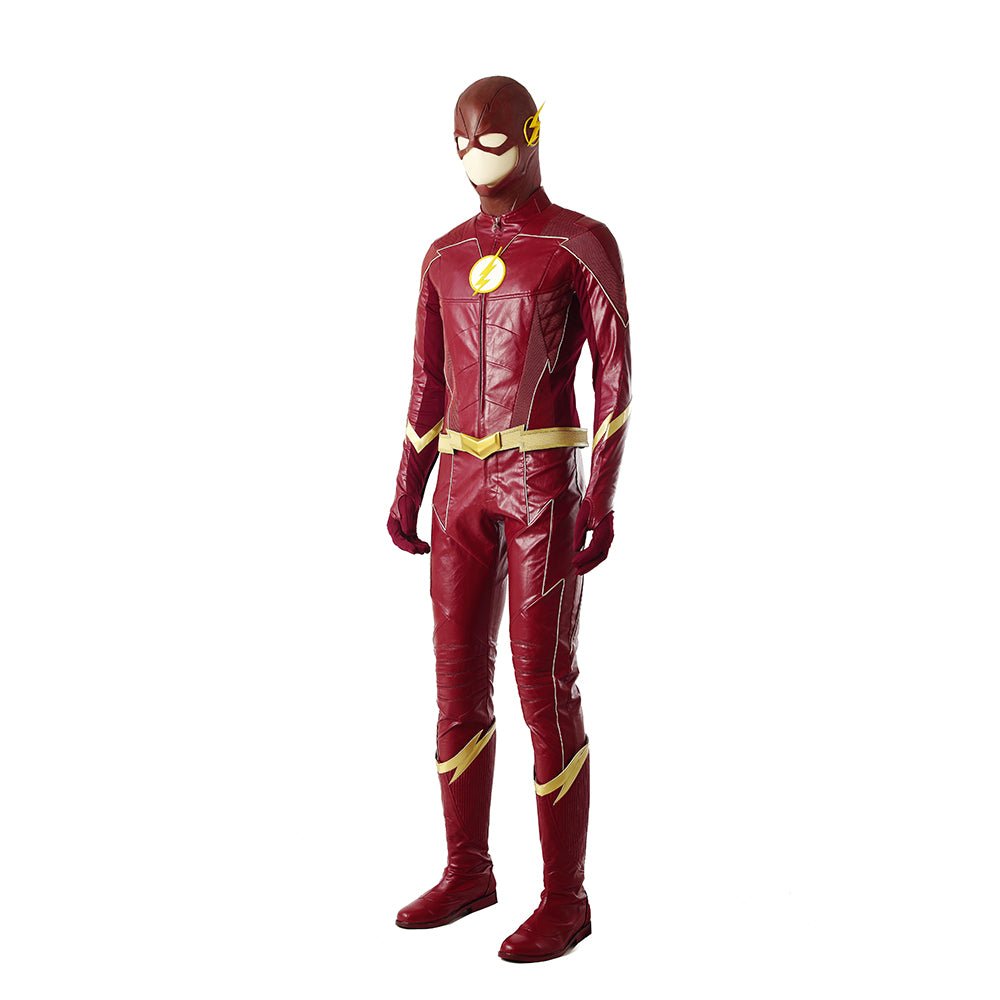 Costume Cosplay Barry Allen Saison 4 The Flash - Tenue de Série TV de Haute Qualité