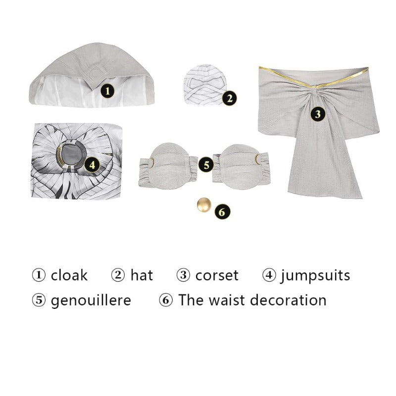 Costume Cosplay Moon Knight Mr Knight Marc Spector Adulte pour Fête Halloween