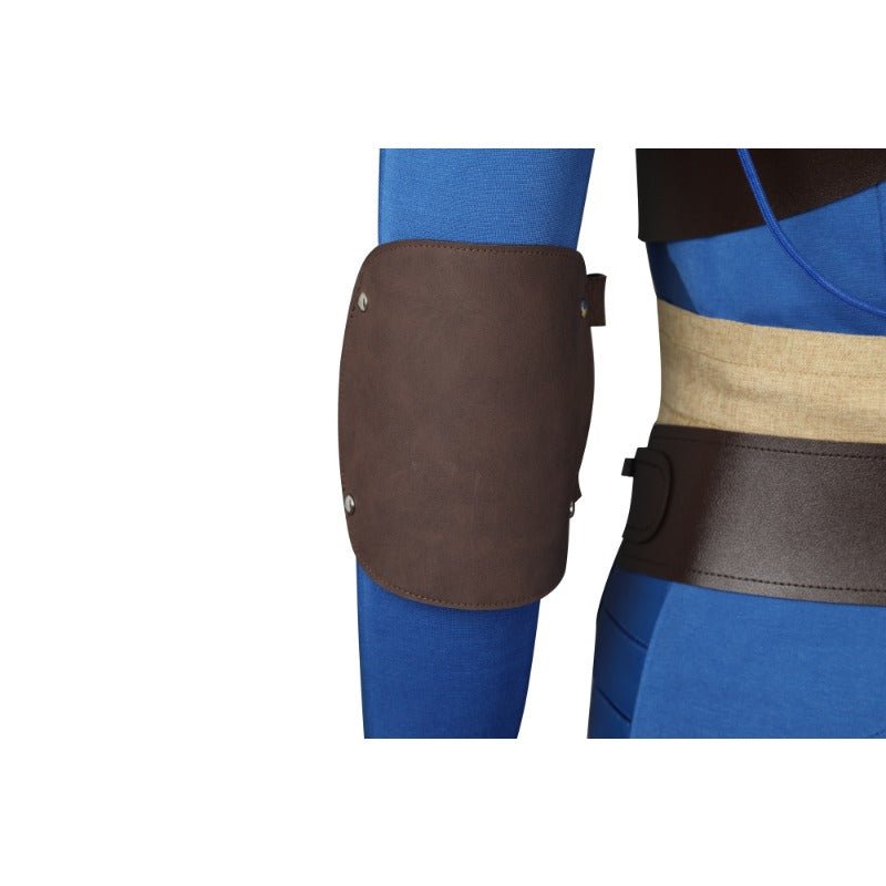 Costume Cosplay Lucy Vault 33 - Combinaison Bleue pour Femmes avec Accessoires
