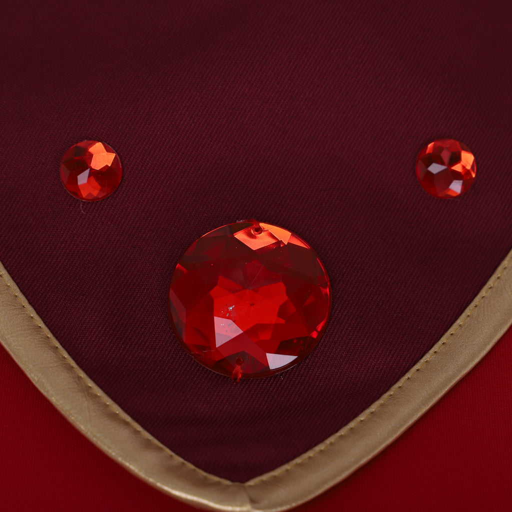 Costume Cosplay Avatar: Le Dernier Maître de l'Air - Guerrières Kyoshi Suki Nation du Feu Robe Rouge