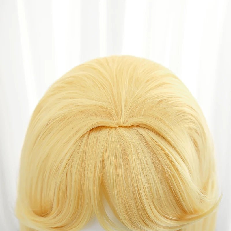 Perruque Cosplay LOL Lovestruck Lux 85cm Jaune Femme - Perruques Cosplay Résistantes à la Chaleur Cheveux Synthétiques