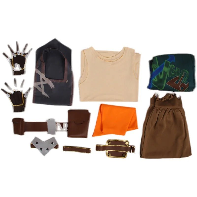 Costume Cosplay Ekko Arcane LOL Complet pour Hommes - Veste Pantalon Ensemble pour Halloween Carnaval