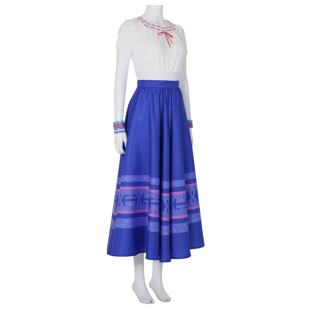 Costume Cosplay Luisa Madrigal Encanto - Tenue Halloween pour Femmes