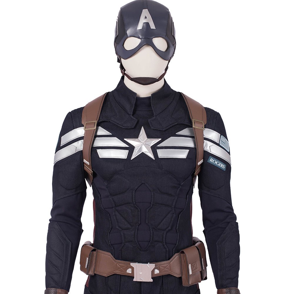 Costume Cosplay Captain America Avengers: Endgame - Réplique de Film de Qualité Premium