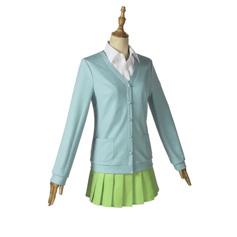 Costume Cosplay Les Quintuplés - Uniforme Scolaire Bleu pour Femmes Halloween